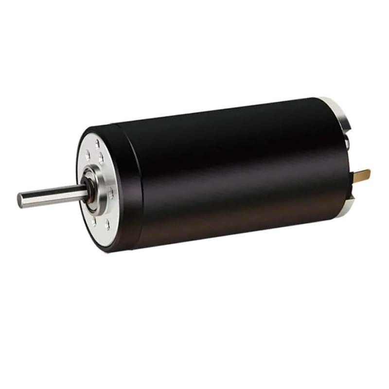 Özelleştirilebilir 35mm fırça DC motorlar Coreless 92 Watt 4640rpm 12V Yüksek verimlilik