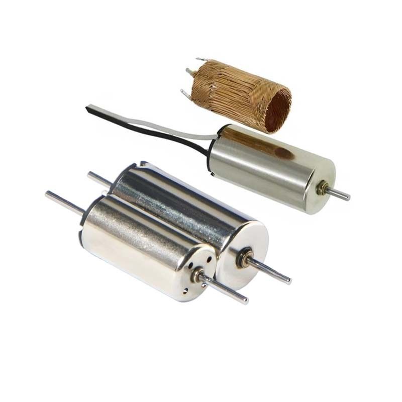 Özel 8mm Mikro Elektrik Motor 0.3mNm 8620rpm 12V DC Karbon fırça DC Motor