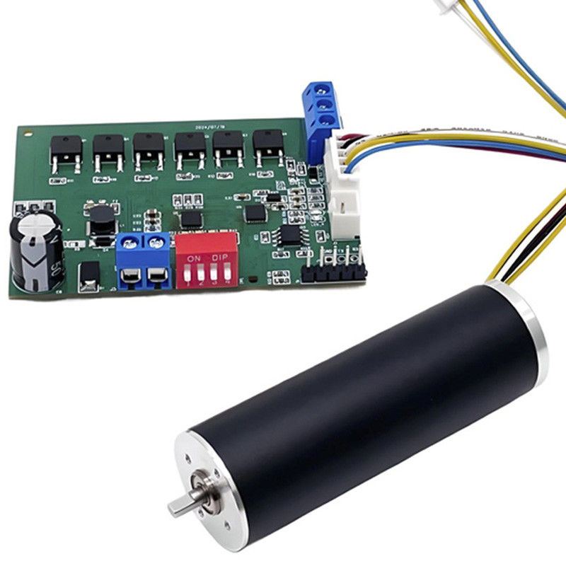 22 mm fırçasız, çekirdeksiz motor 12V'den 48V'ye kadar 43W 16360rpm özelleştirilebilir BLDC motoru