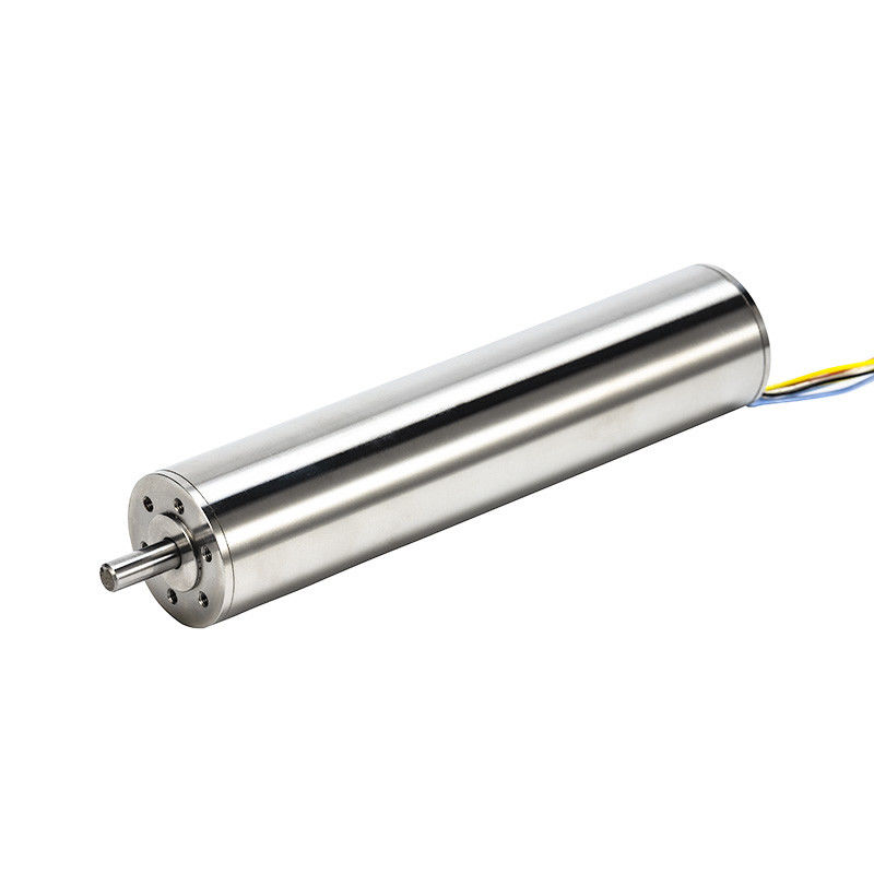 4 kutup rotoru 32 mm Slotless Brushless Motor 306.8W 0.57N.m 5235RPM 24V 48V